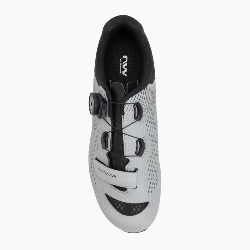 Férfi Northwave Storm Carbon 2 ezüst/fényvisszaverő országúti cipő 5