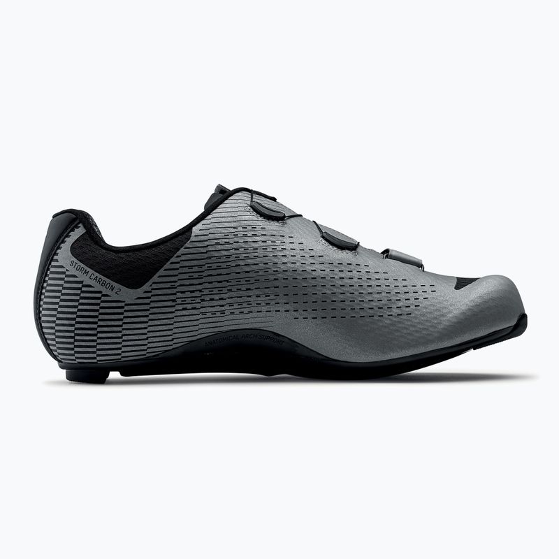 Férfi Northwave Storm Carbon 2 ezüst/fényvisszaverő országúti cipő 2