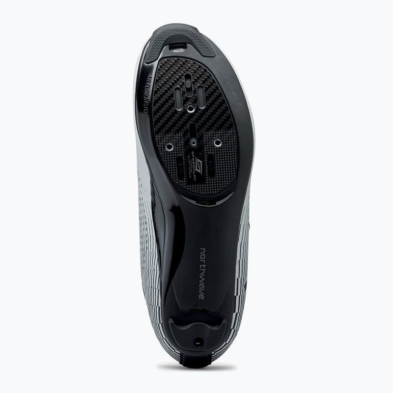 Férfi Northwave Storm Carbon 2 ezüst/fényvisszaverő országúti cipő 3