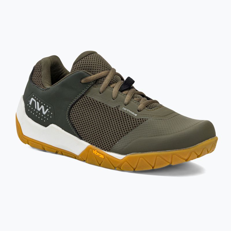 Northwave férfi platform kerékpáros cipő Multicross zöld 80223014