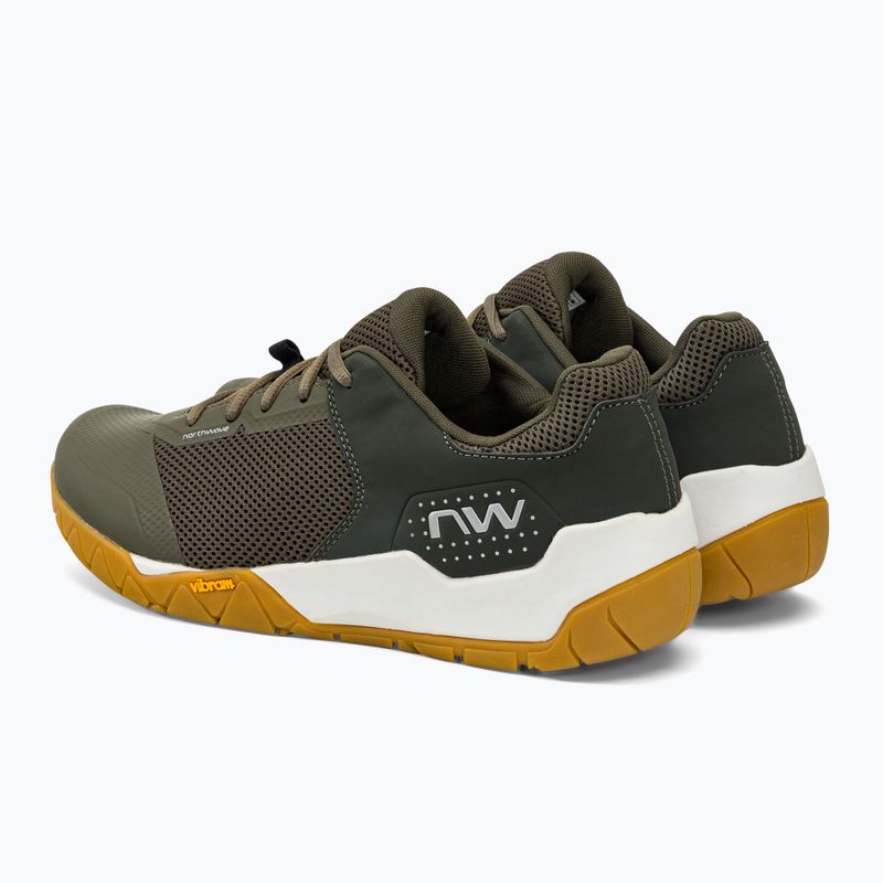 Northwave férfi platform kerékpáros cipő Multicross zöld 80223014 3