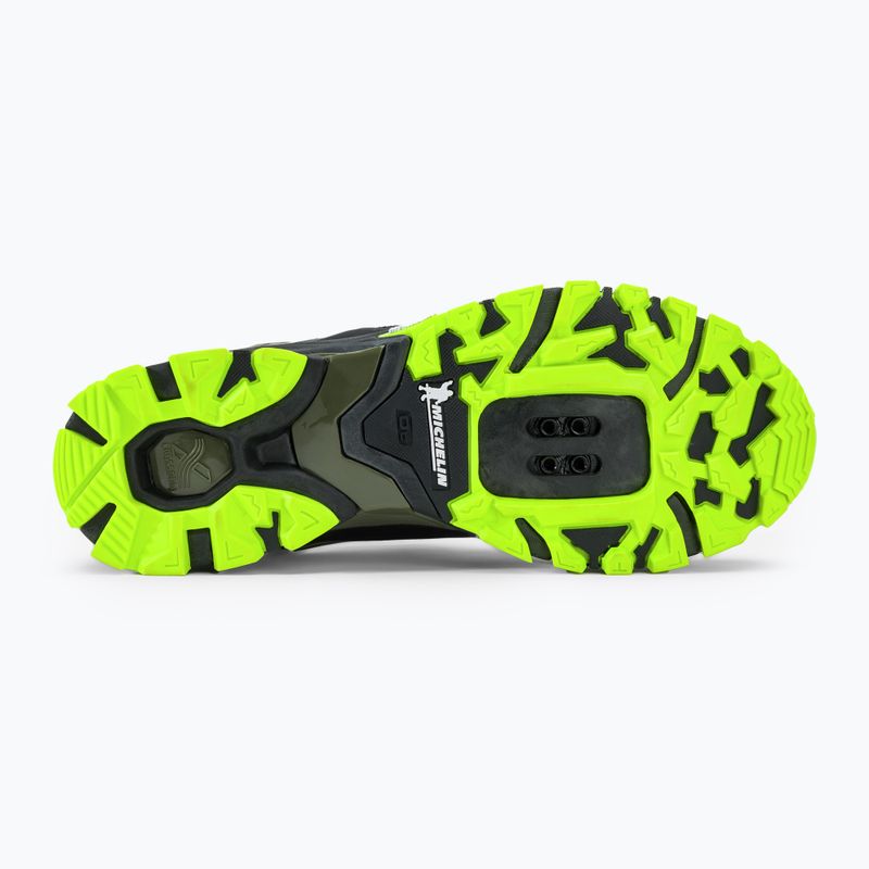 Férfi MTB kerékpáros cipő Northwave Spider 3 black/yellow fluo 4