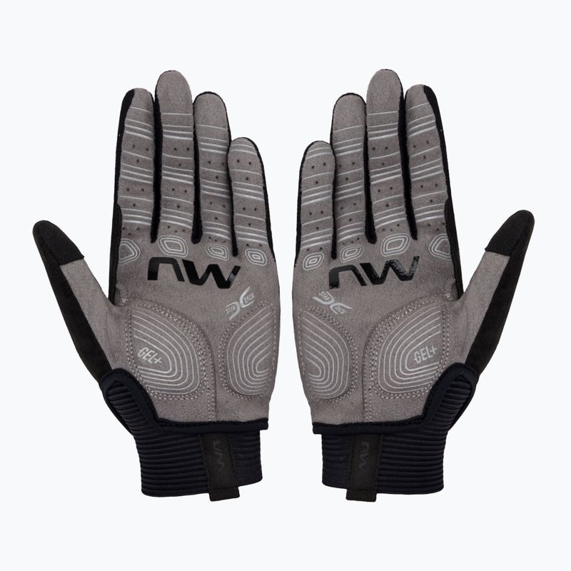 Northwave férfi kerékpáros kesztyű Spider Full Finger 91 szürke C89202328 2