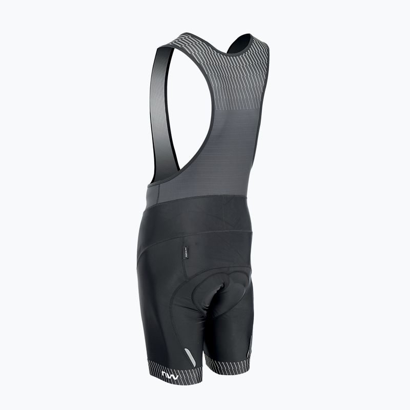 Férfi Northwave Origin Bibshort fekete-szürke 89221020 5
