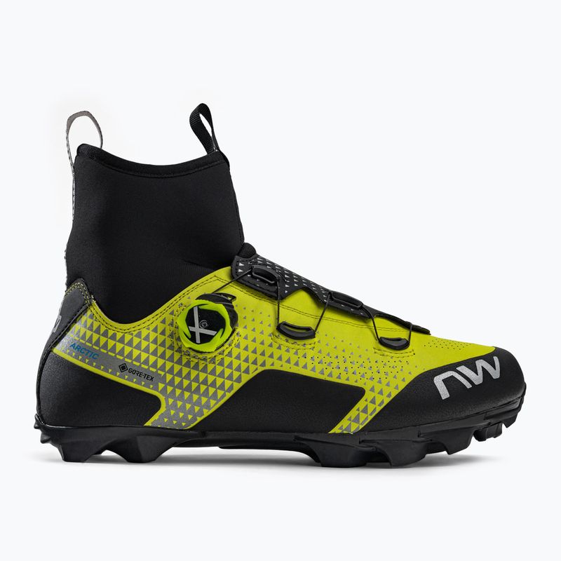Férfi MTB kerékpáros cipő Northwave CeLSius XC ARC. GTX sárga 80204037 2