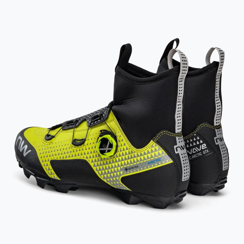Férfi MTB kerékpáros cipő Northwave CeLSius XC ARC. GTX sárga 80204037 3