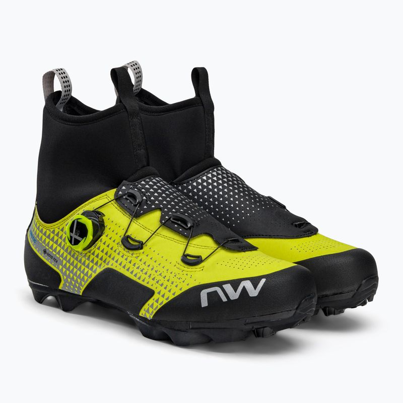 Férfi MTB kerékpáros cipő Northwave CeLSius XC ARC. GTX sárga 80204037 4
