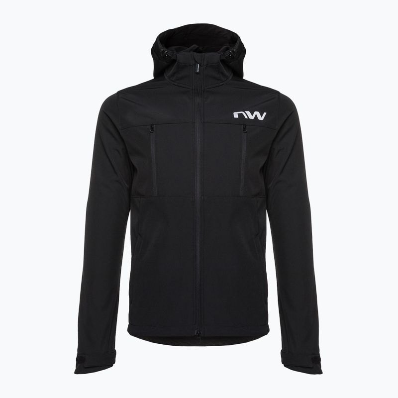 Férfi Northwave Easy Out Softshell 10 kerékpáros kabát fekete 89221083_10
