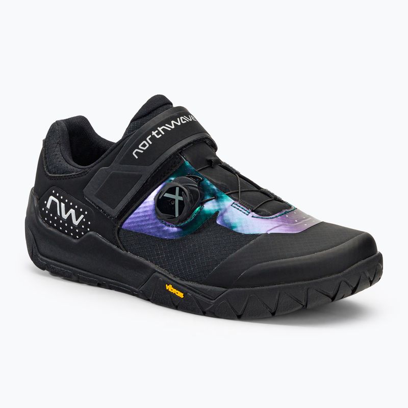 Férfi MTB kerékpáros cipő Northwave Overland Plus fekete 80223030
