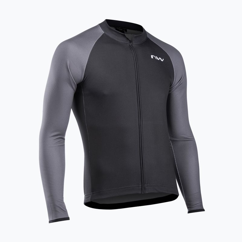 Férfi Northwave Blade 4 LS kerékpáros mez fekete / sötétszürke 5