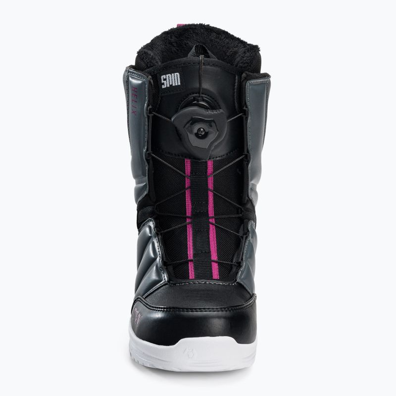 Női snowboard csizma Northwave Helix Spin fekete-szürke 70221401 3