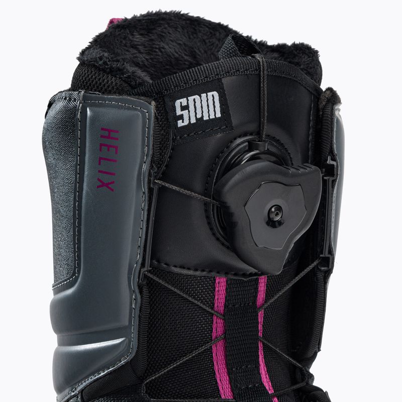 Női snowboard csizma Northwave Helix Spin fekete-szürke 70221401 6