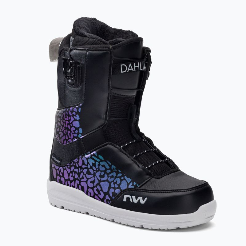 Női snowboard csizma Northwave Dahlia SLS fekete/lila 70221501-16