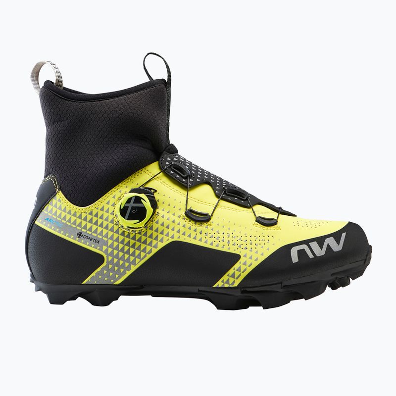 Férfi MTB kerékpáros cipő Northwave CeLSius XC ARC. GTX sárga 80204037 10