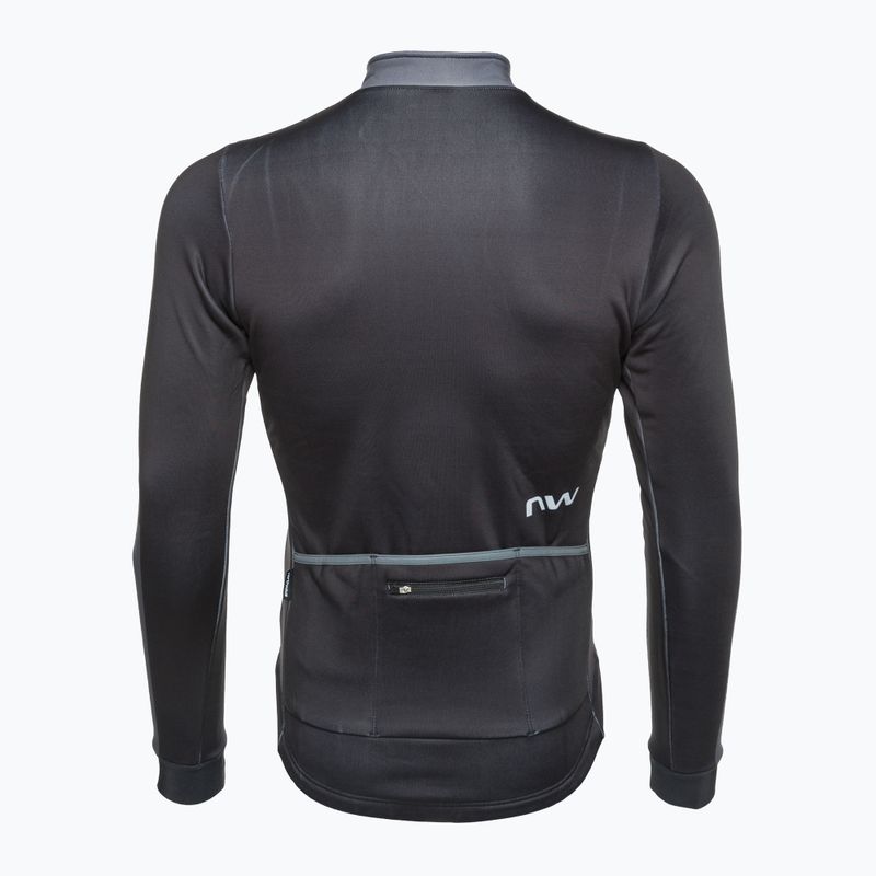 Férfi Northwave Blade 2 kerékpáros kabát fekete / sötétszürke 2