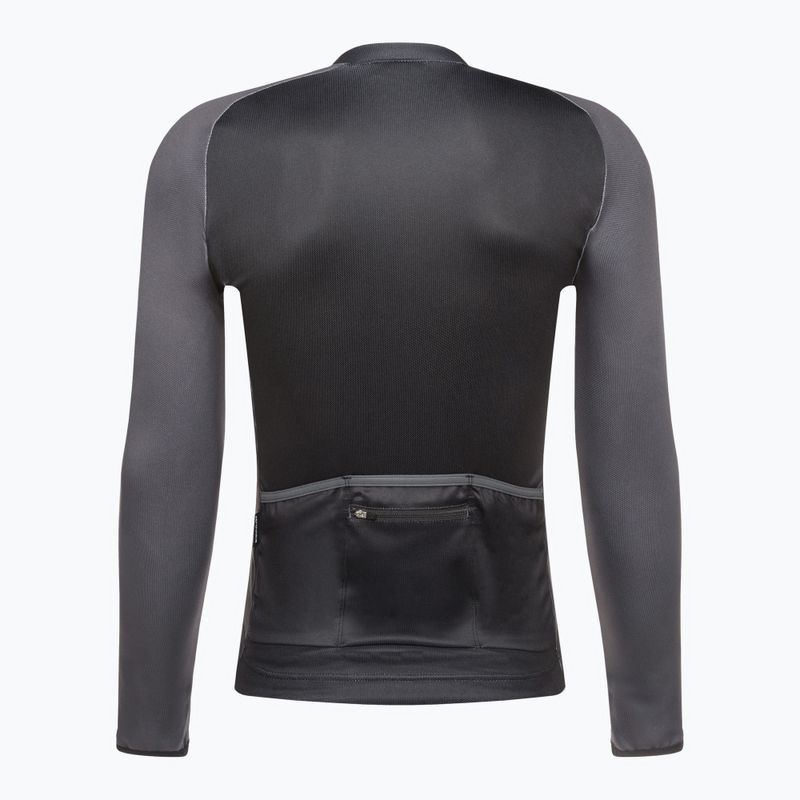 Férfi Northwave Blade 4 LS kerékpáros mez fekete / sötétszürke 2