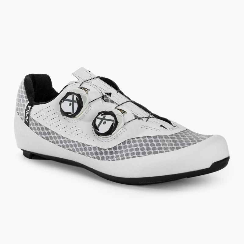 Férfi országúti cipő Northwave Mistral Plus white/black