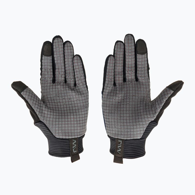Férfi Northwave Air LF kék-szürke kerékpáros kesztyű C89202331 2
