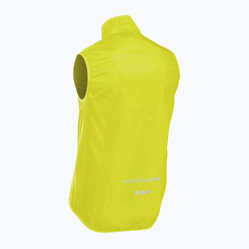 Férfi Northwave Vortex 2 sárga fluo kerékpáros mellény 2