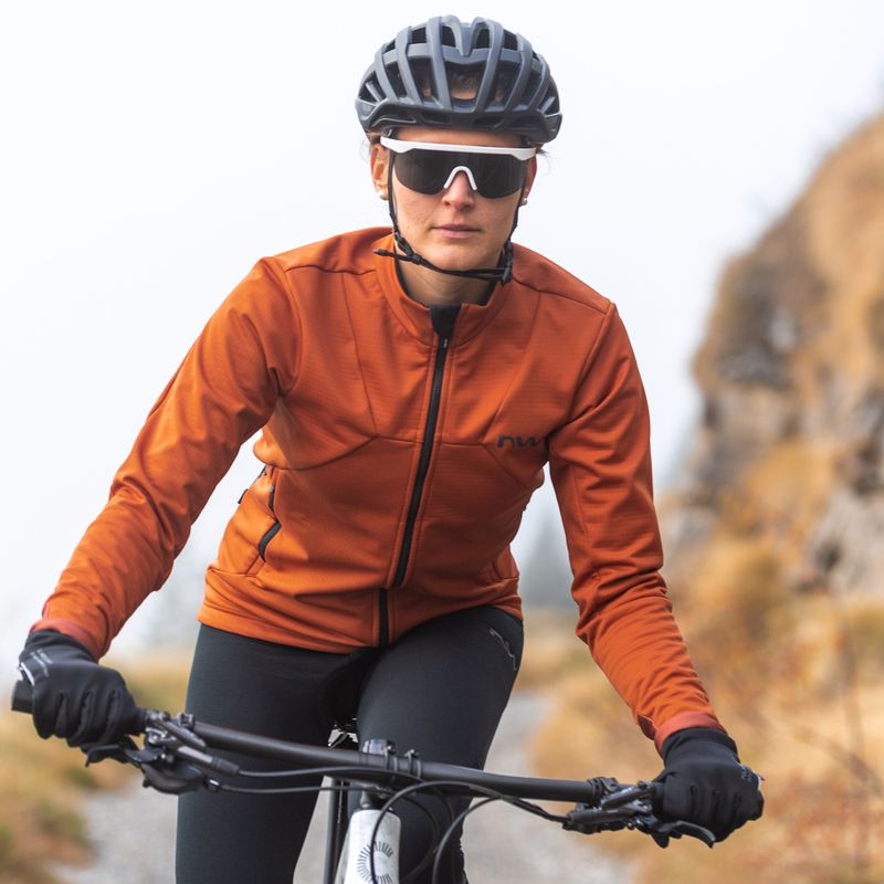 Férfi Northwave Fast Polar Full fekete kerékpáros kesztyű 6