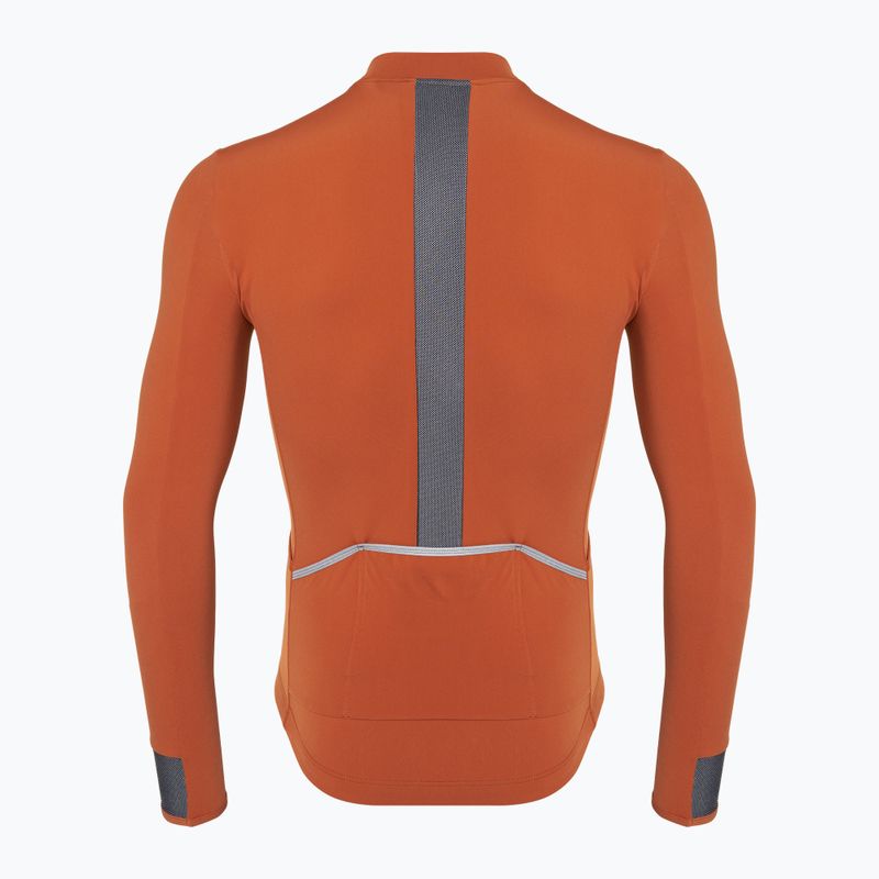 Férfi Northwave Fahrenheit Jersey kerékpáros melegítő pulóver fahéj 2