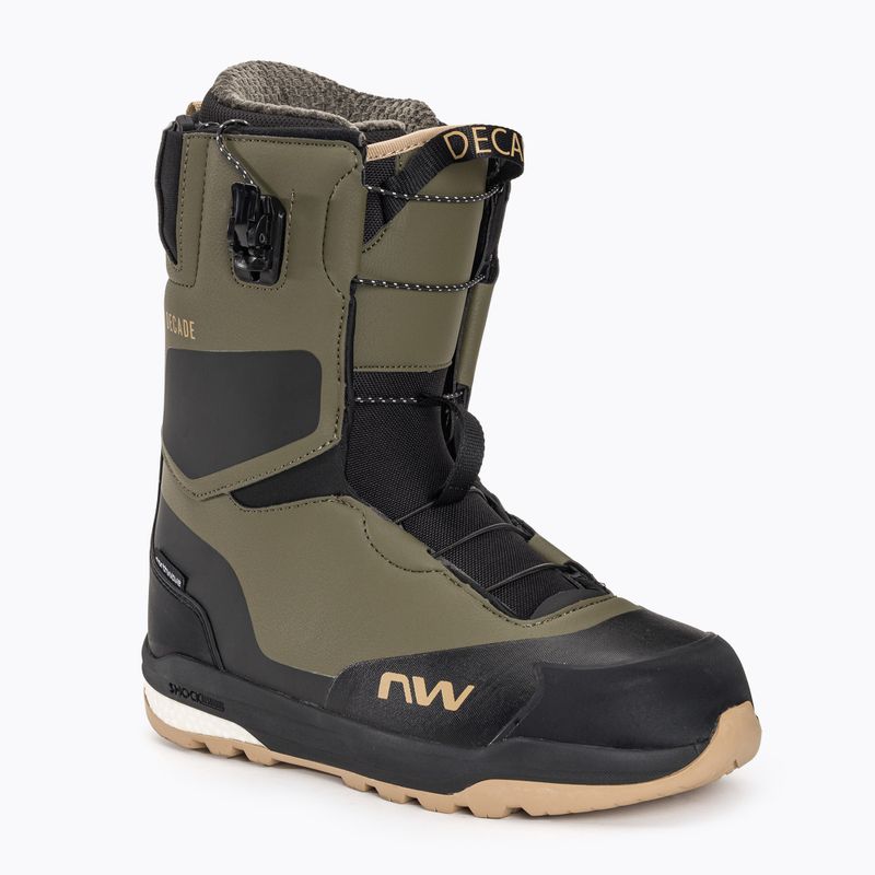 Férfi snowboard bakancs Northwave Decade SLS zöld erdő/fekete