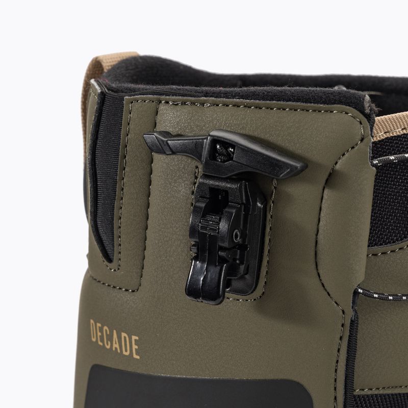 Férfi snowboard bakancs Northwave Decade SLS zöld erdő/fekete 6