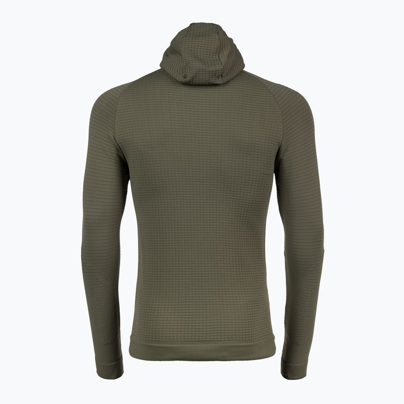 Férfi Northwave Route Knit Hoodie erdő zöld 2