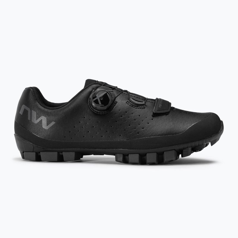 Férfi MTB kerékpáros cipő Northwave Hammer Plus black/dark grey 2