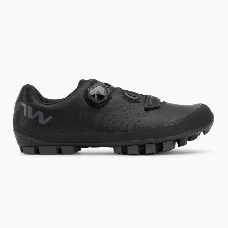 Férfi MTB kerékpáros cipő Northwave Hammer Plus Széles fekete/sötét szürke 2