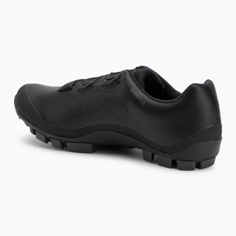 Férfi MTB kerékpáros cipő Northwave Hammer Plus Széles fekete/sötét szürke 3