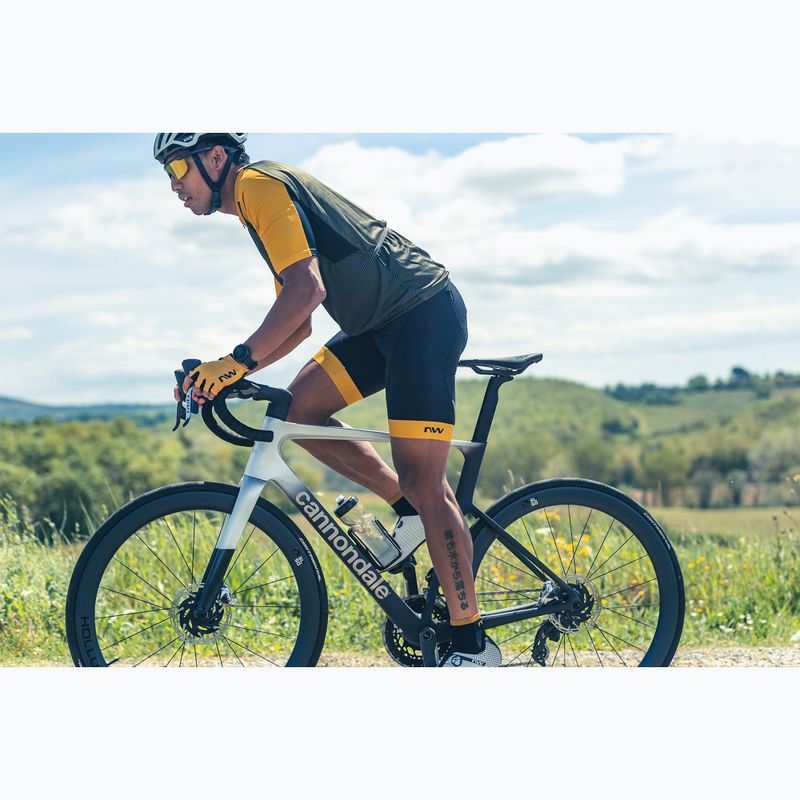 Férfi kerékpáros nadrág Northwave Force Evo Bibshort black/ochre 3