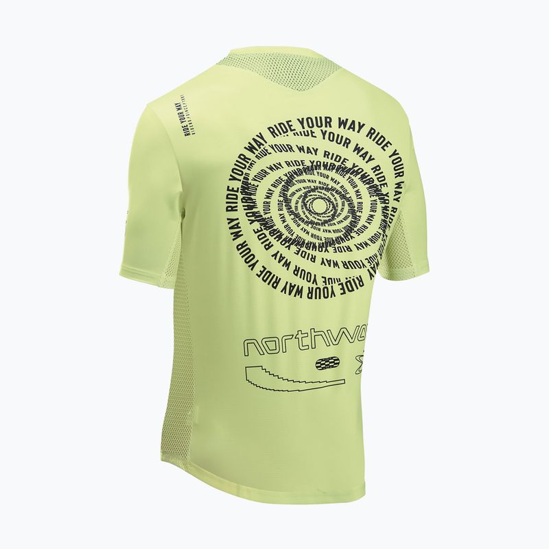 Northwave Edge 2 hűvös matcha/fekete férfi kerékpáros mez 2
