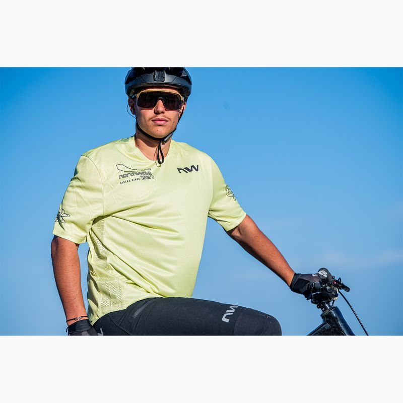 Northwave Edge 2 hűvös matcha/fekete férfi kerékpáros mez 3