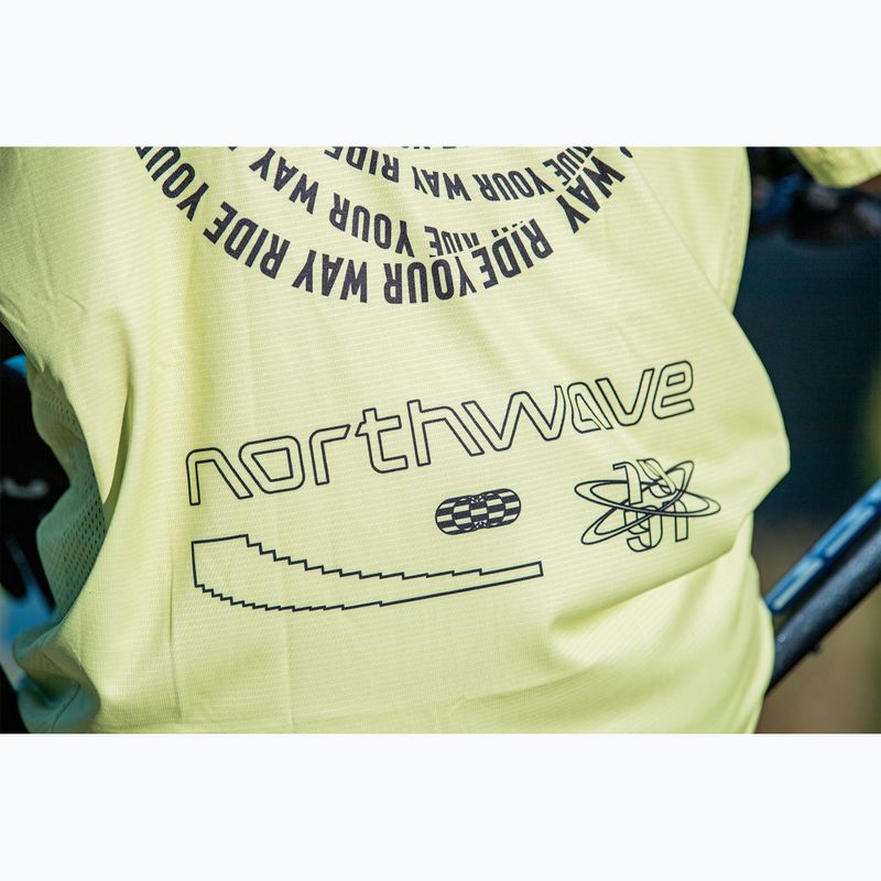 Northwave Edge 2 hűvös matcha/fekete férfi kerékpáros mez 9
