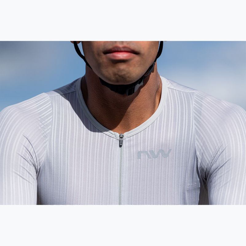 Férfi Northwave Extreme Ultra Light világosszürke kerékpáros mez 5