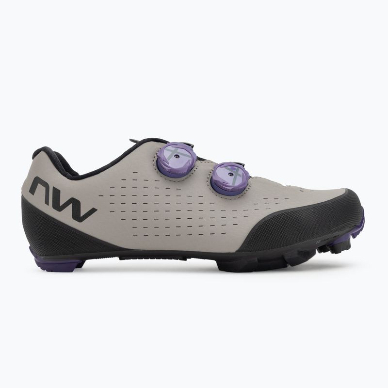 Férfi MTB kerékpáros cipő Northwave Rebel 3 homok/sötét lila 2
