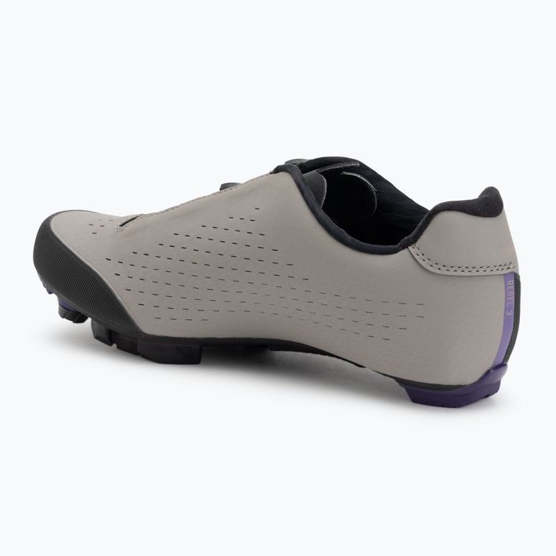 Férfi MTB kerékpáros cipő Northwave Rebel 3 homok/sötét lila 3