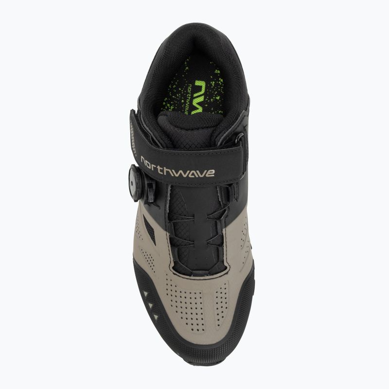 Férfi MTB kerékpáros cipő Northwave Spider Plus 3 homok/fekete 5