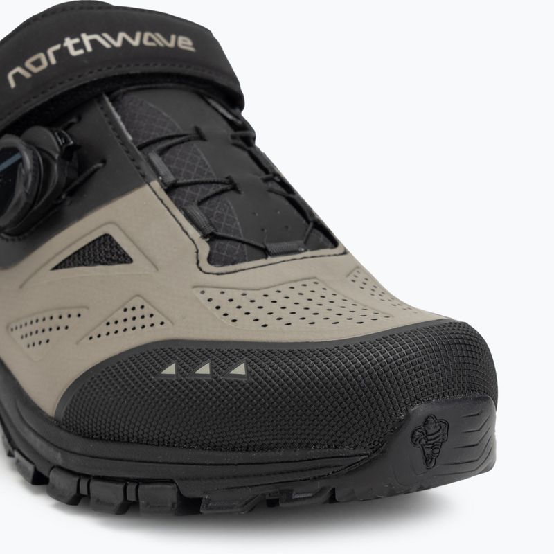 Férfi MTB kerékpáros cipő Northwave Spider Plus 3 homok/fekete 7