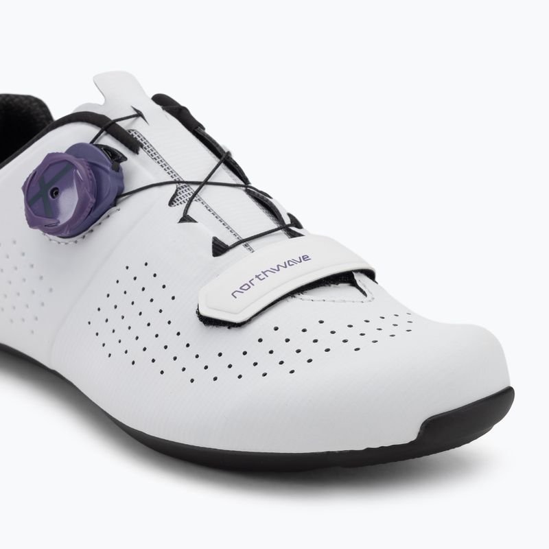 Northwave Storm Carbon fehér/sötétlila női országúti cipő 7