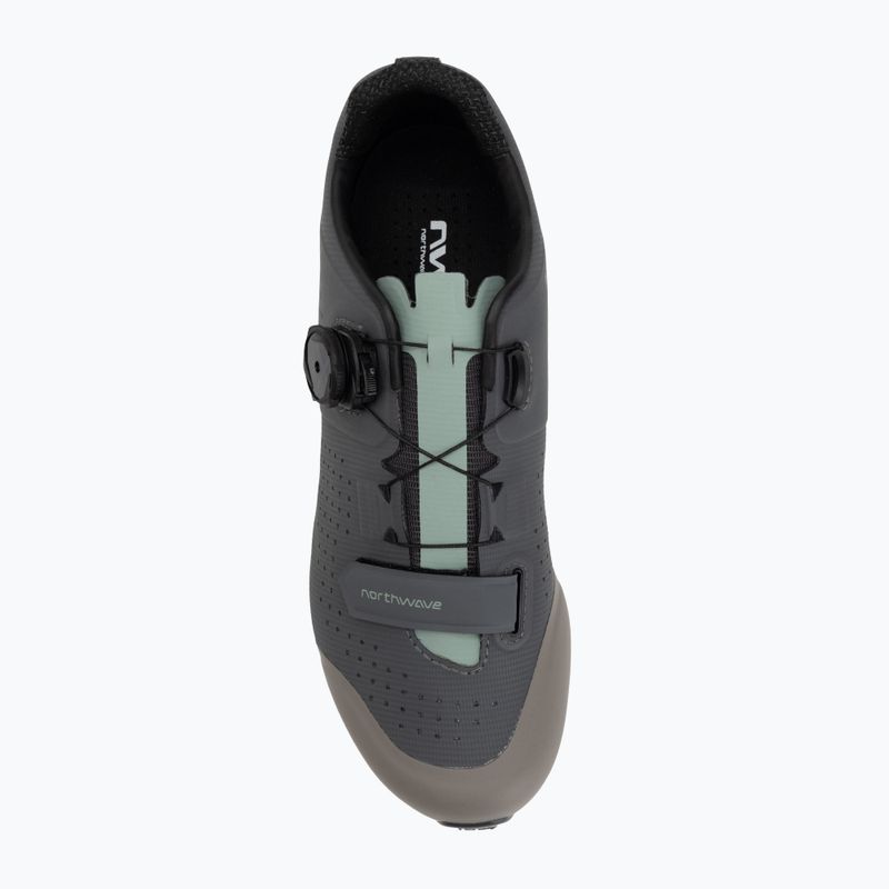 Férfi MTB kerékpáros cipő Northwave Razer dark grey/sage 5