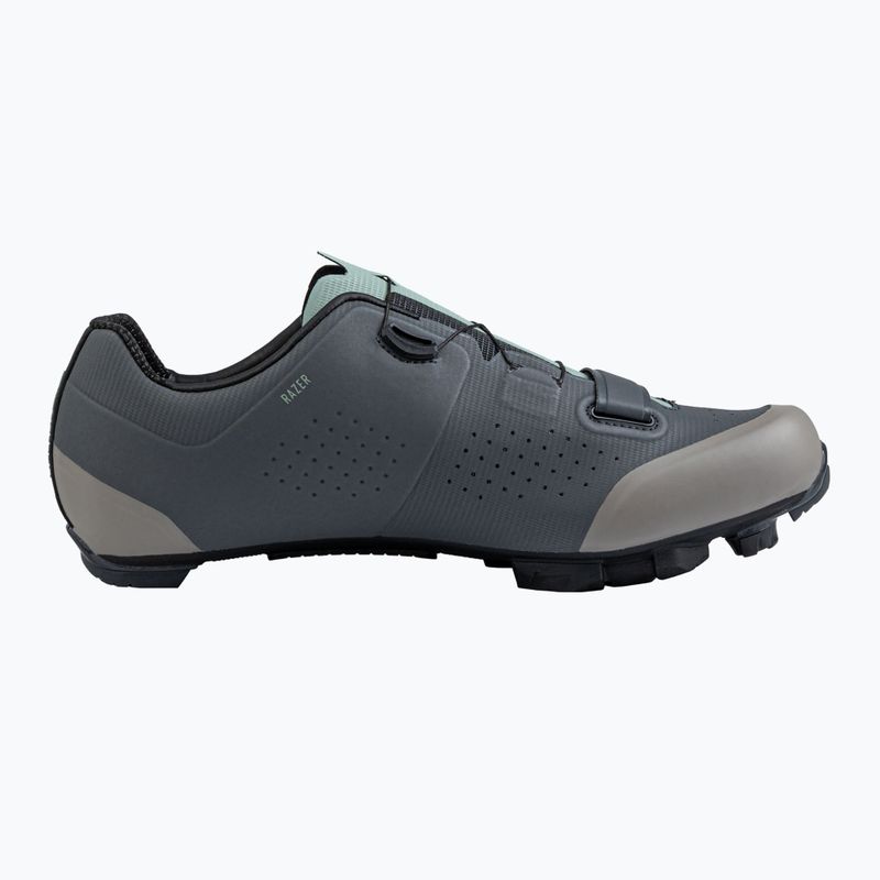 Férfi MTB kerékpáros cipő Northwave Razer dark grey/sage 9