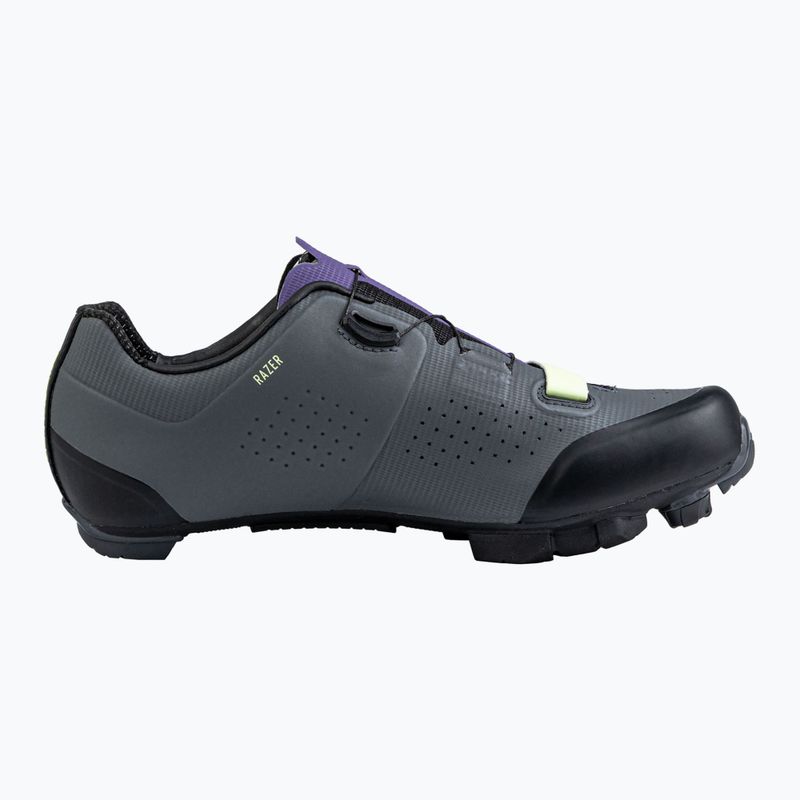 Női MTB kerékpáros cipő Northwave Razer sötétszürke/sötét lila 2
