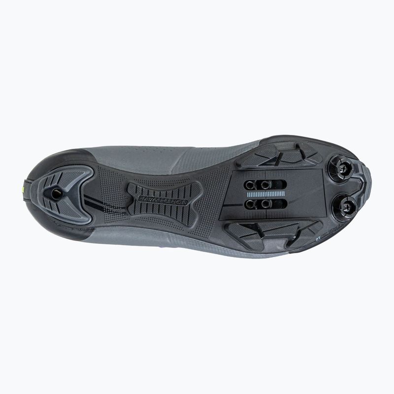 Női MTB kerékpáros cipő Northwave Razer sötétszürke/sötét lila 3