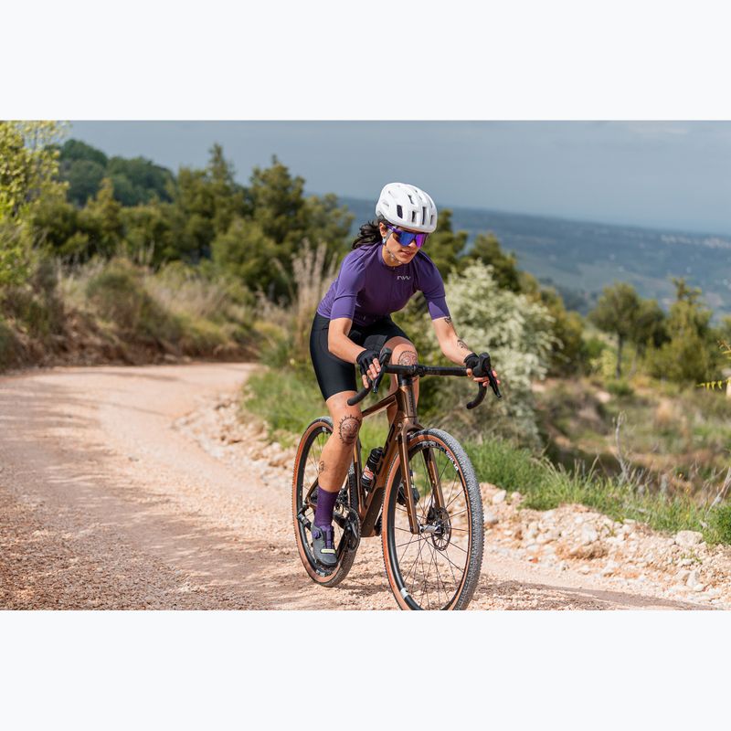 Női MTB kerékpáros cipő Northwave Razer sötétszürke/sötét lila 4