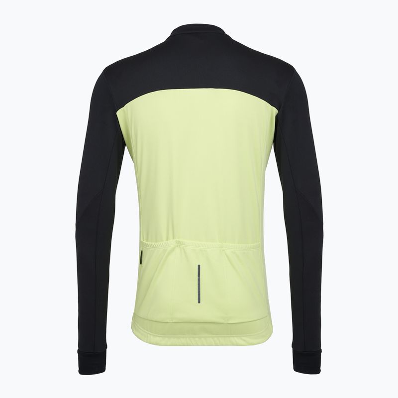 Férfi Northwave Force 2 Jersey FZ hűvös matcha/fekete kerékpáros melegítő felső 2