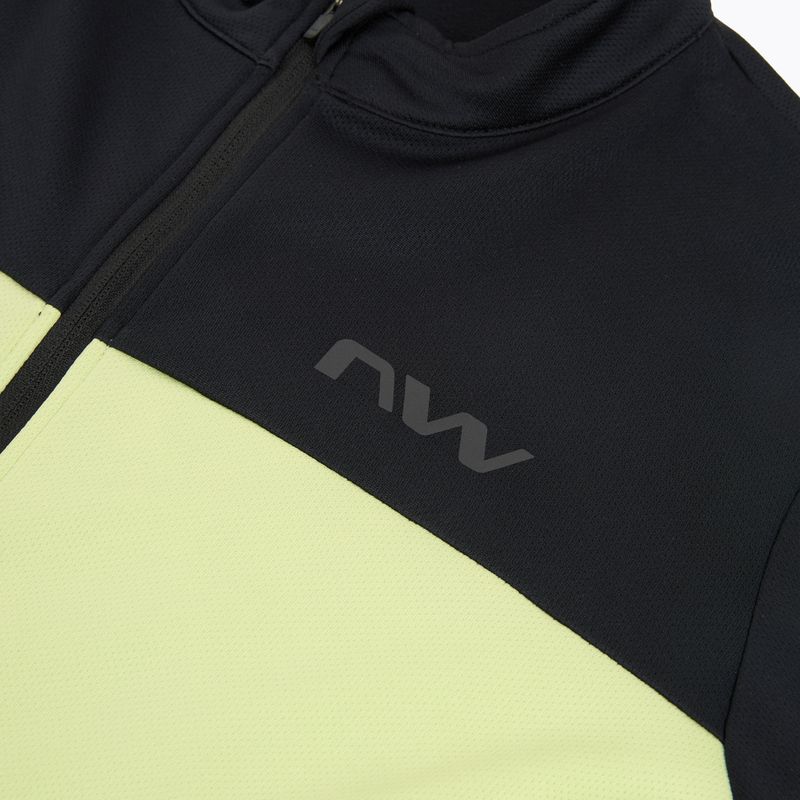 Férfi Northwave Force 2 Jersey FZ hűvös matcha/fekete kerékpáros melegítő felső 3