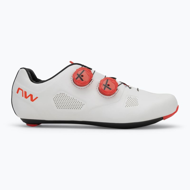 Northwave Revolution férfi országúti cipő fehér/piros fluo 2