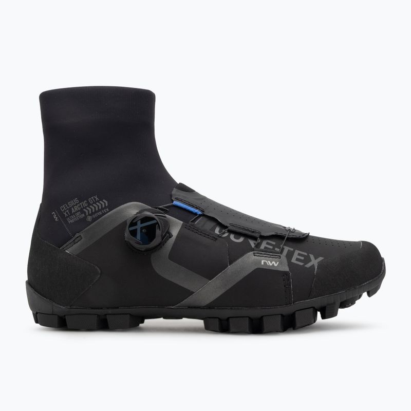 Férfi MTB kerékpáros cipő Northwave Celsius XT Arctic GTX fekete 2